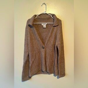 United States Sweaters Brown Cardigan Sweater